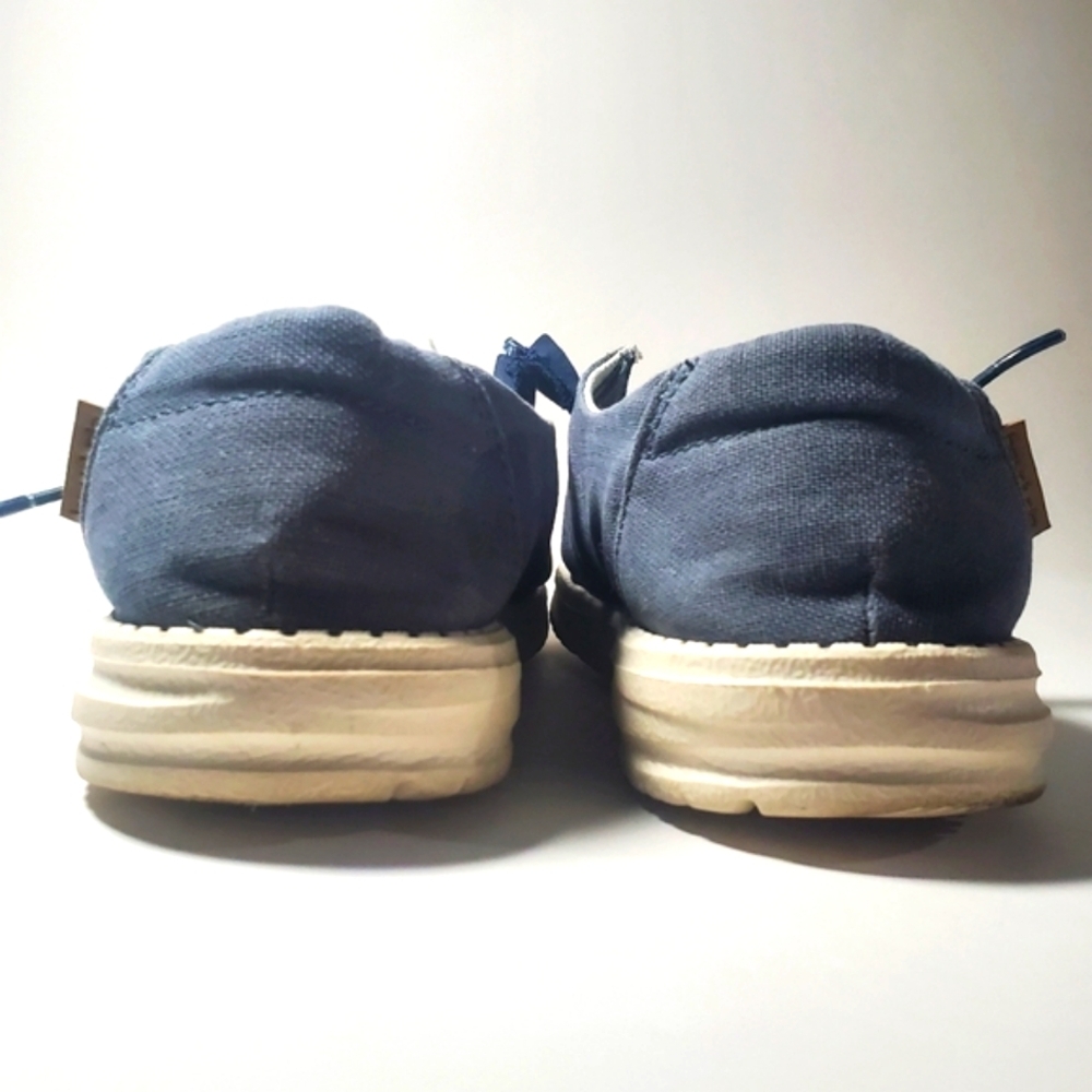 Hey Dude Wendy Linen Women's 8 Chambray Blend Shoes Lightweight Slip On EUC - Picture 6 of 8